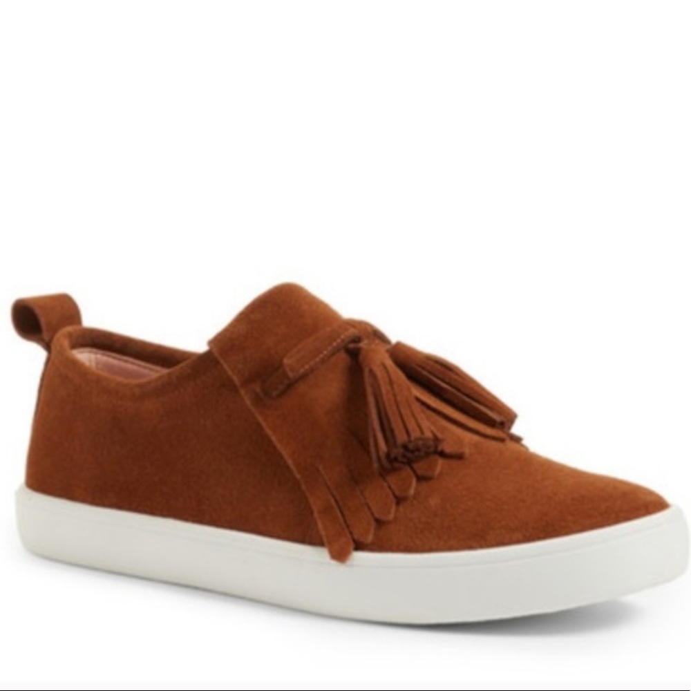 Kate Spade ♠️ Lenna Tassel suede sneaker sz 9